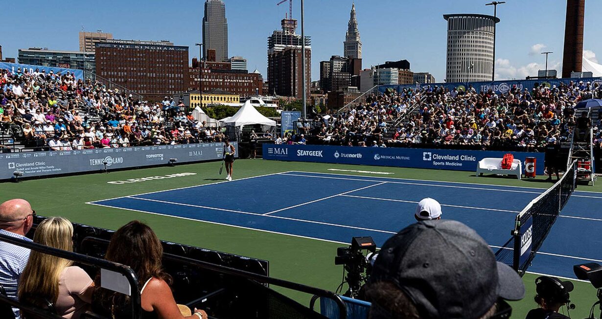 Tennis in the Land held at the Nautica Entertainment Complex in 2024