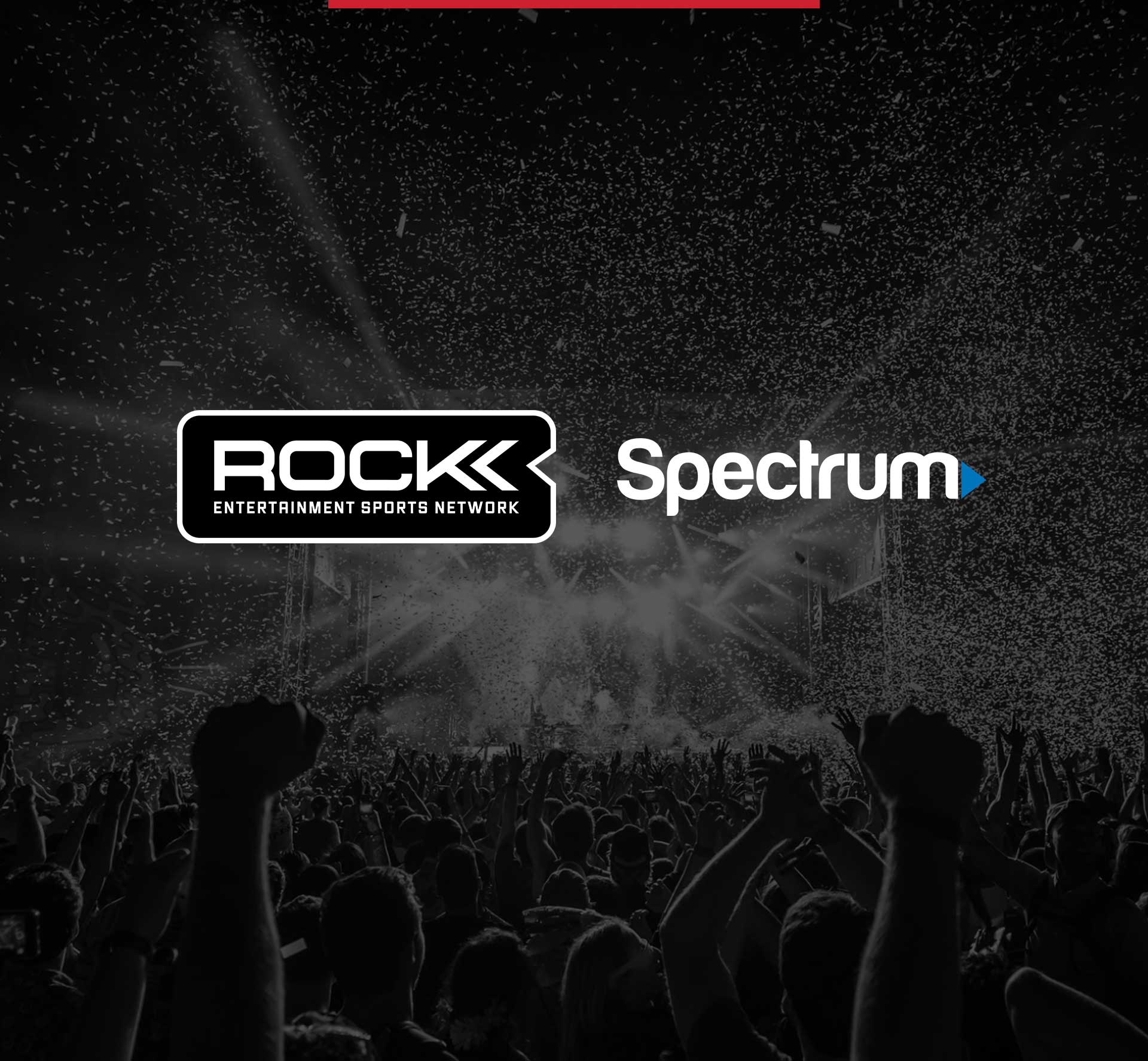 Rock Entertainment Sports Network + Spectrum Logos
