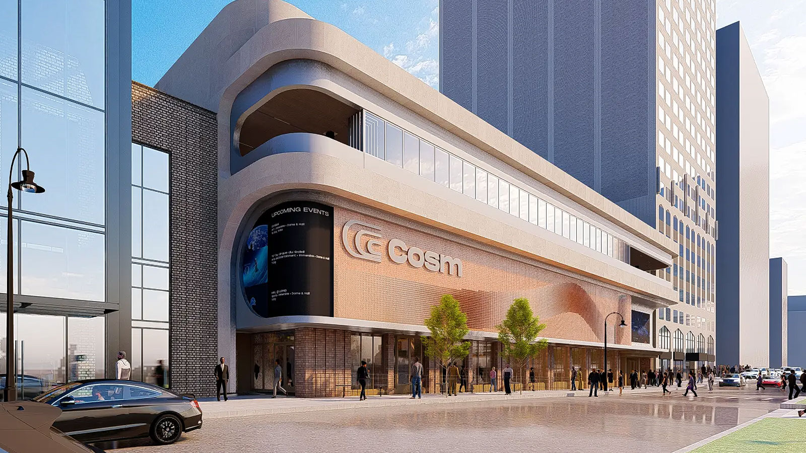 Cosm Detroit Exterior Rendering