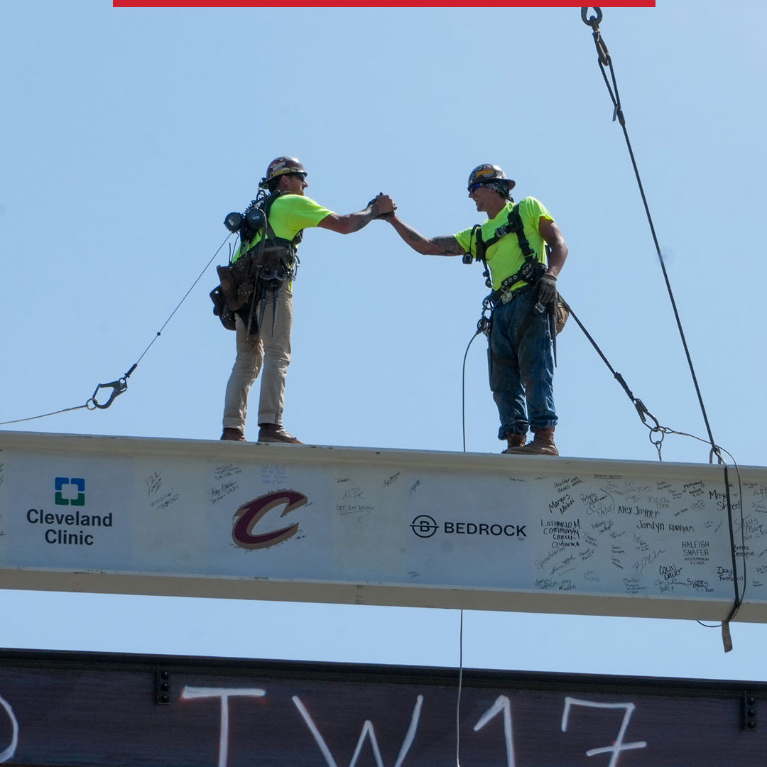Cleveland Clinic Global Peak Performance Center Topping Off Ceremony