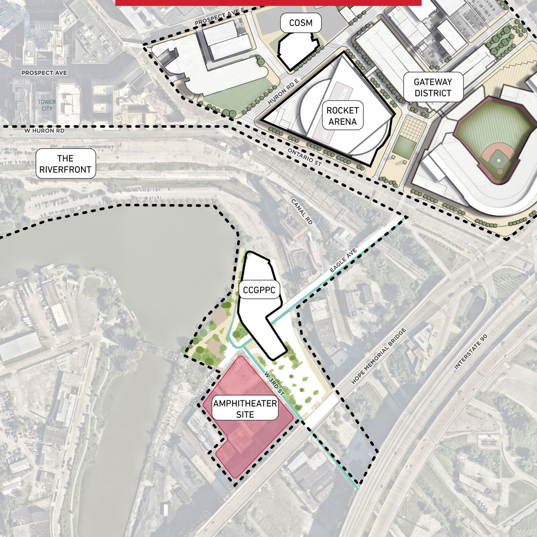 Riverfront Amphitheater Location