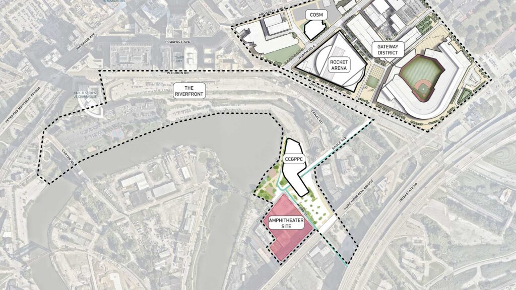 Riverfront Amphitheater Location