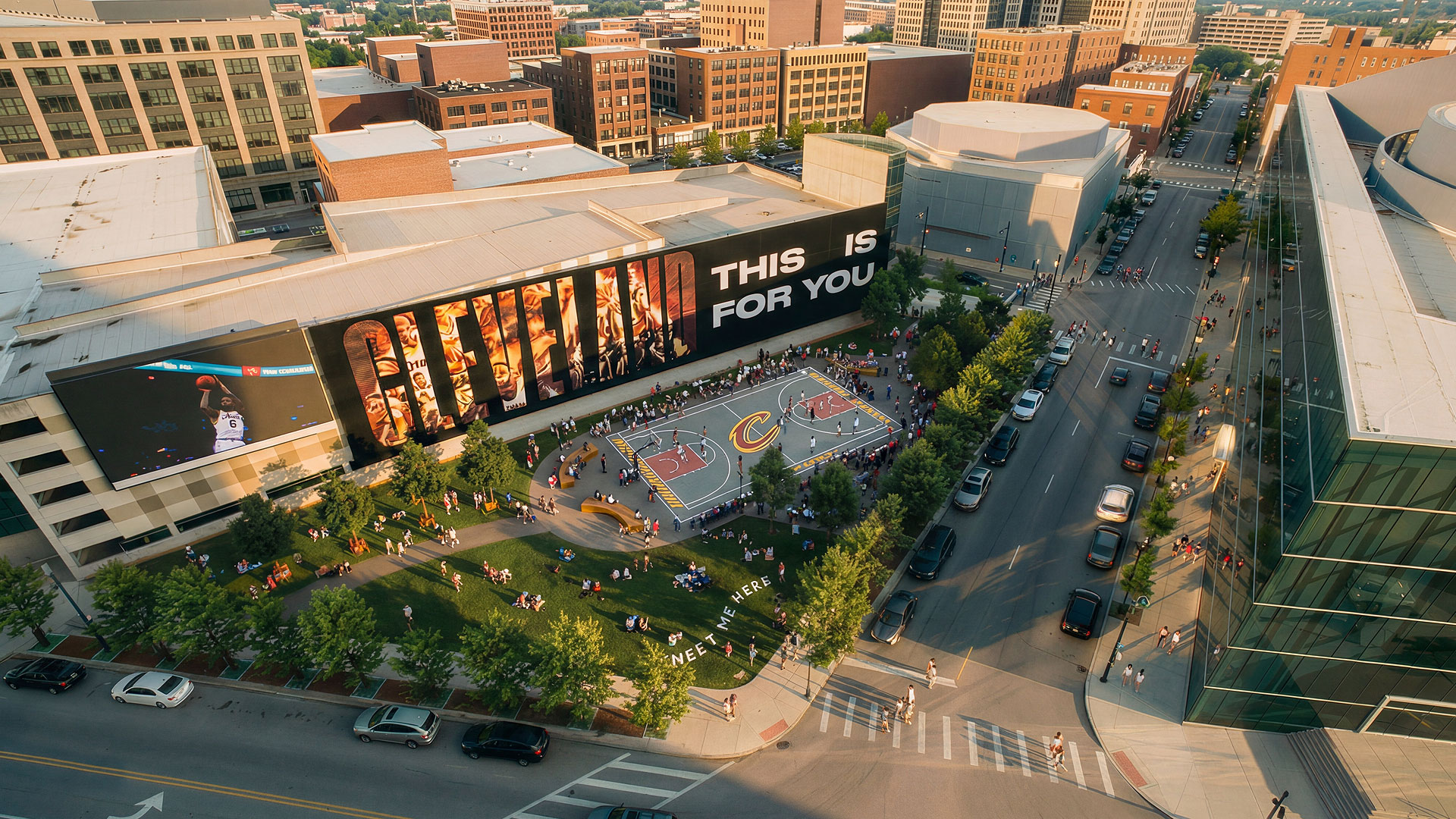 Cavs Unveil Evolution of Meet Me Here Plaza to Commemorate 10-Year ...